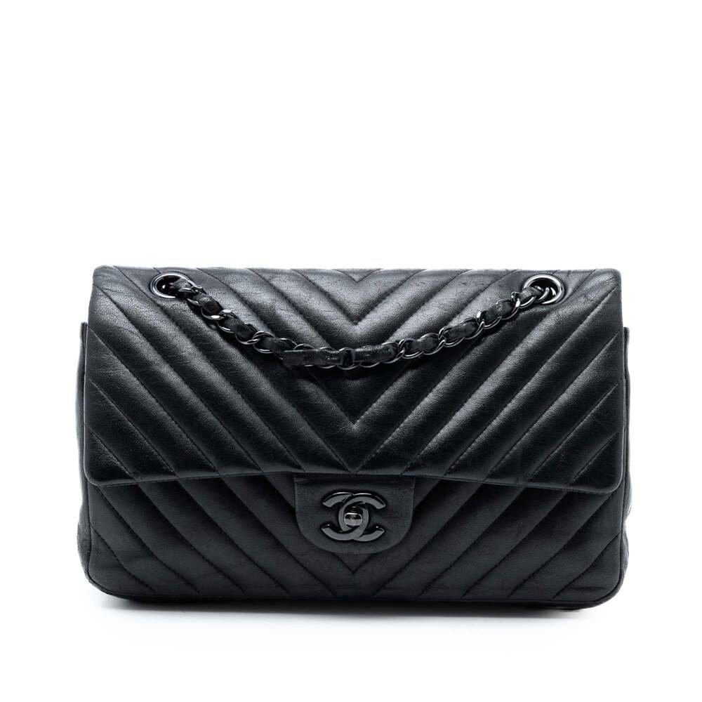 Chanel So Black Classic Double Flap Bag #336315C49B